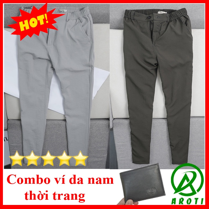 Quần Đũi Nam Dáng Âu Phong Cách Hàn Quốc D0035+VÍ