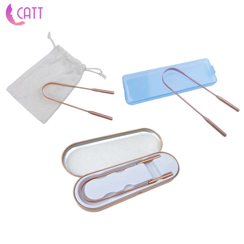 Dụng Cụ Cạo Lưỡi Bằng Đồng Nguyên Chất 100% Hình Chữ U