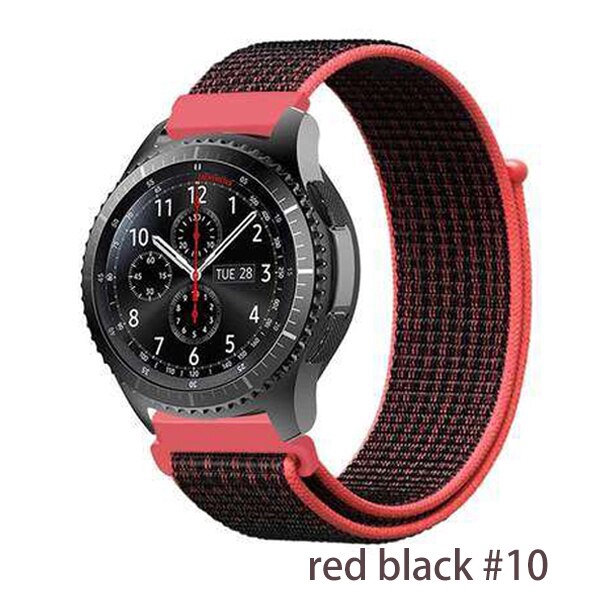Dây đeo bằng nylon dành cho đồng hồ Samsung Galaxy 42/ 46 mm Active 2 40 mm 44 mm Gear S3/ Sport/ S2 Classic