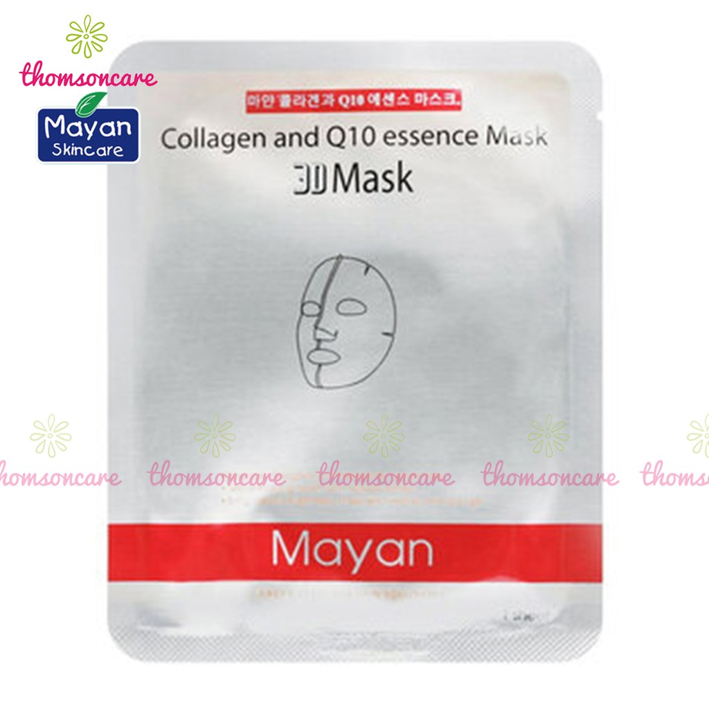 Mặt nạ Mayan Dưỡng da, chống lão hóa từ Collagen Q10, lô hội, linh chi, Arbutin ngừa nám từ Hàn Quốc