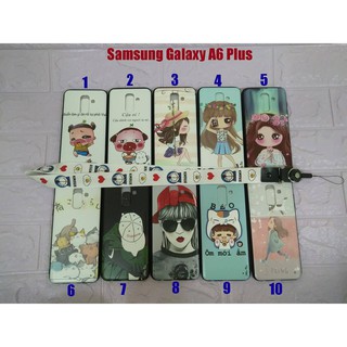 [FREESHIP 99K] Ốp Lưng Thời Trang Cho Điện Thoại Samsung Galaxy A6 Plus Tặng dây đeo