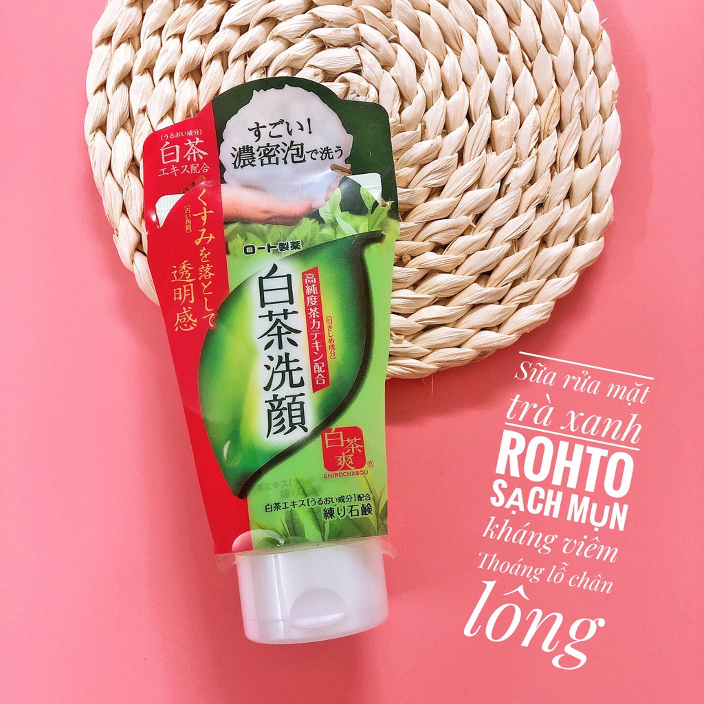 Sữa rửa mặt trà xanh Nhật