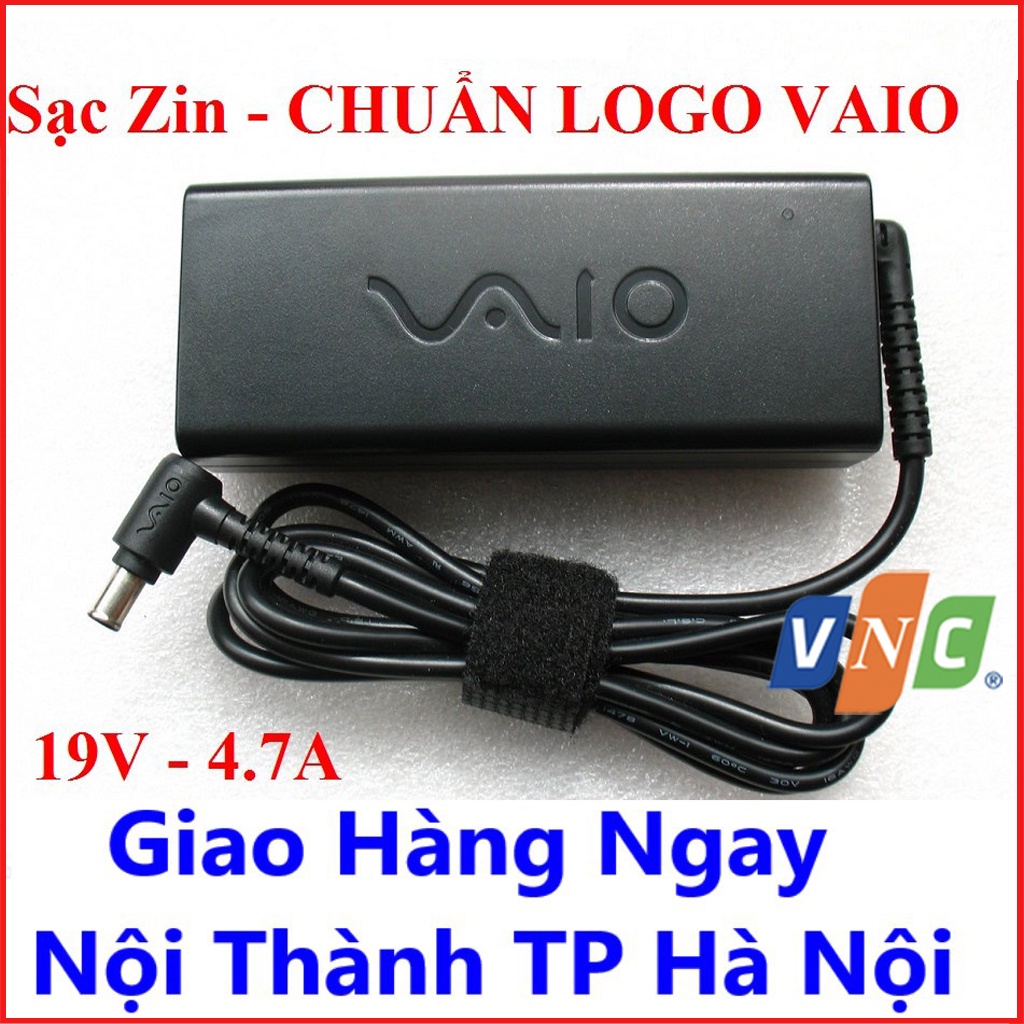 Sạc Laptop SONY Vaio 19.5V - 4.7A Kèm dây nguồn (Mới 100%)