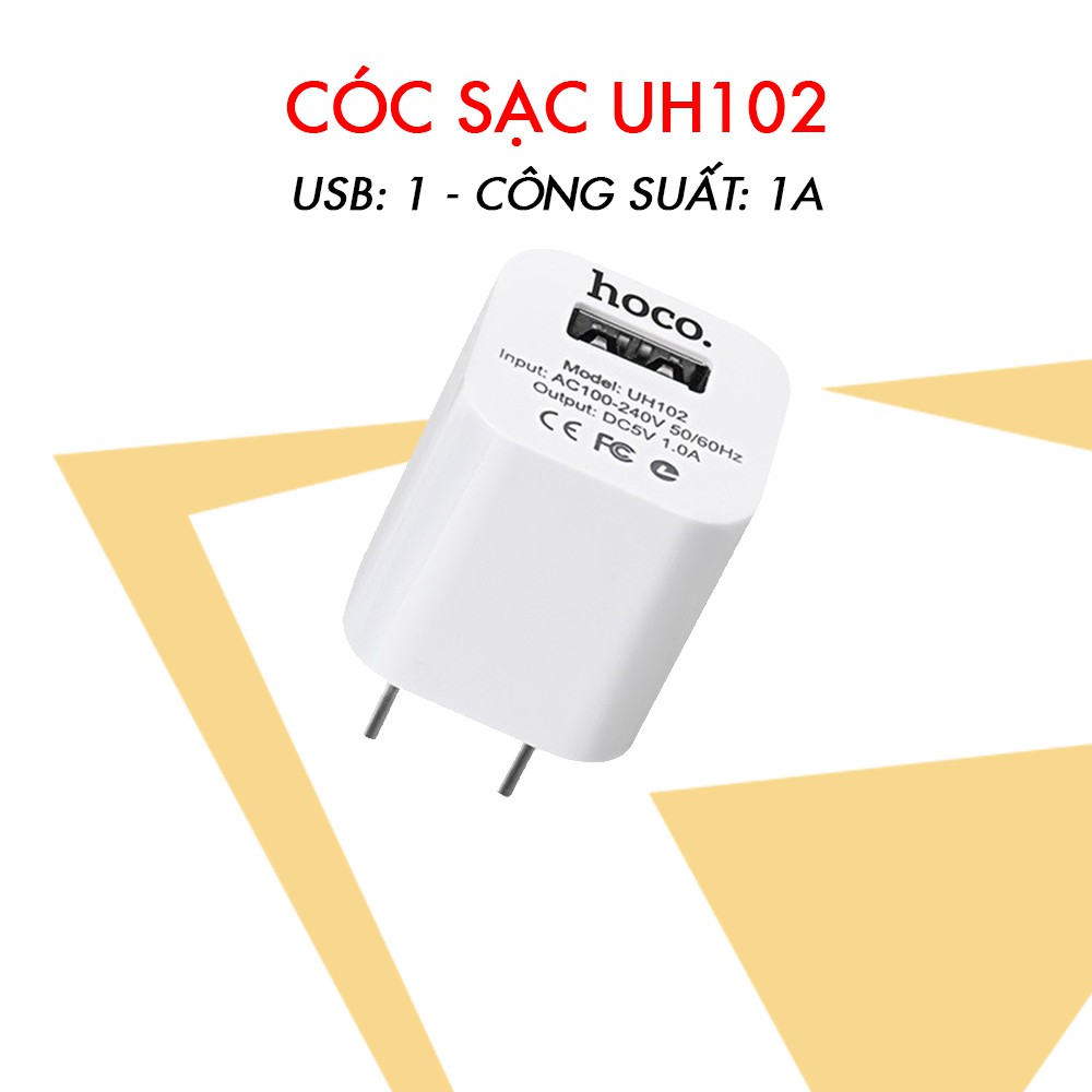 CỦ SẠC HOCO UH102 C73 CHO IPHONE IPAD SAMSUNG XIAOMI OPPO CHÍNH HÃNG CAO CẤP GIÁ RẺ [HOCO ĐÀ NẴNG]