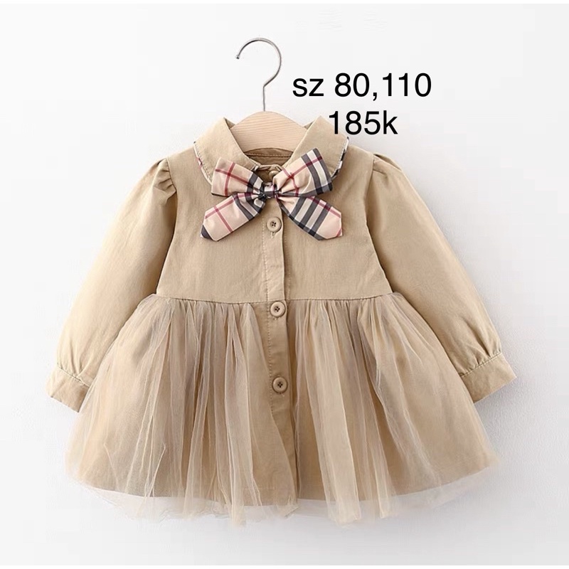 Áo kaki cho bé gái