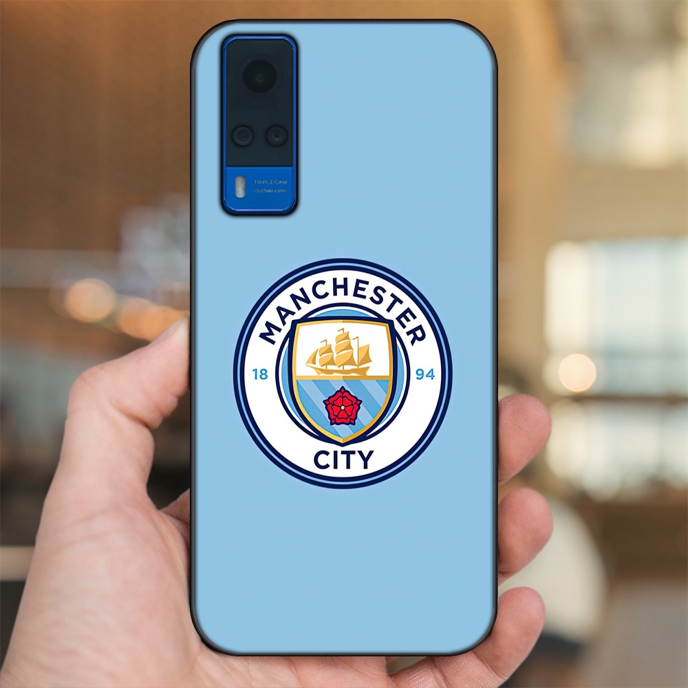 Ốp lưng Vivo Y51 2020, Y53s viền đen in hình Manchester City MC