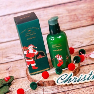 Tinh chất trà xanh phiên bản Giáng sinh INNISFREE GREEN TEA SEED SERUM