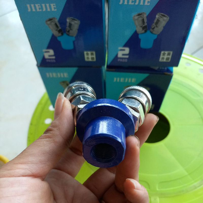 Bộ chia nén khí 2 chạc