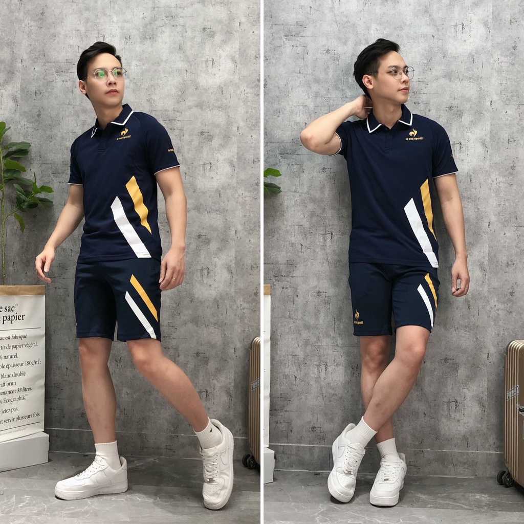 Bộ thể thao nam con gà bigsize cao cấp bộ đồ gym nam xuất khẩu BTT 010