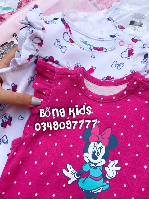 Set 2 Body Đùi Bé Gái Minnie