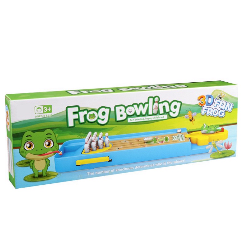 Trò chơi Ếch bắn bi -Frog bowling (1289EBB)