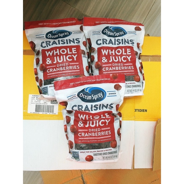 [Date 05/2022] Nam Việt Quất Sấy Khô Ocean Spray 1.81 Kg