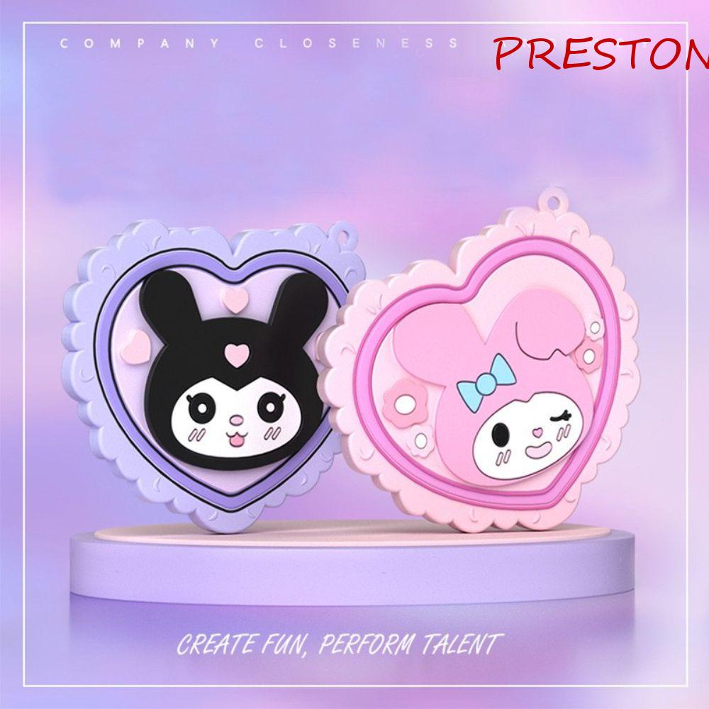 Móc Khóa Gắn Gương Nhỏ Nhắn Hình Kuromi My Melody Cinnamoroll Đáng Yêu