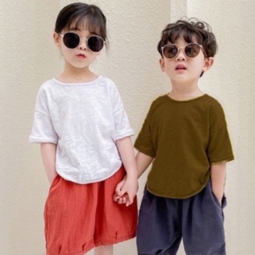 Bộ quần áo trẻ em bộ đũi cho bé (8-19kg) Củ khoai tây shop chất vải đũi thoáng mát mặc mùa hè cho bé siêu đáng yêu