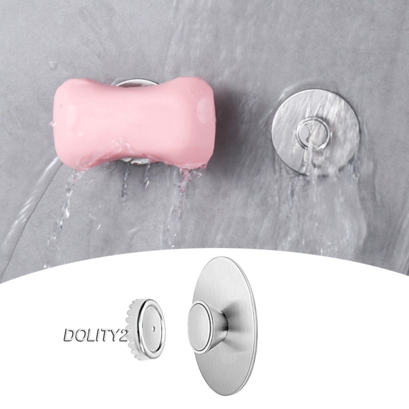 Magnetic Soap Dish Holder Wall-Mounted Bathroom Kitchen Storage Rack