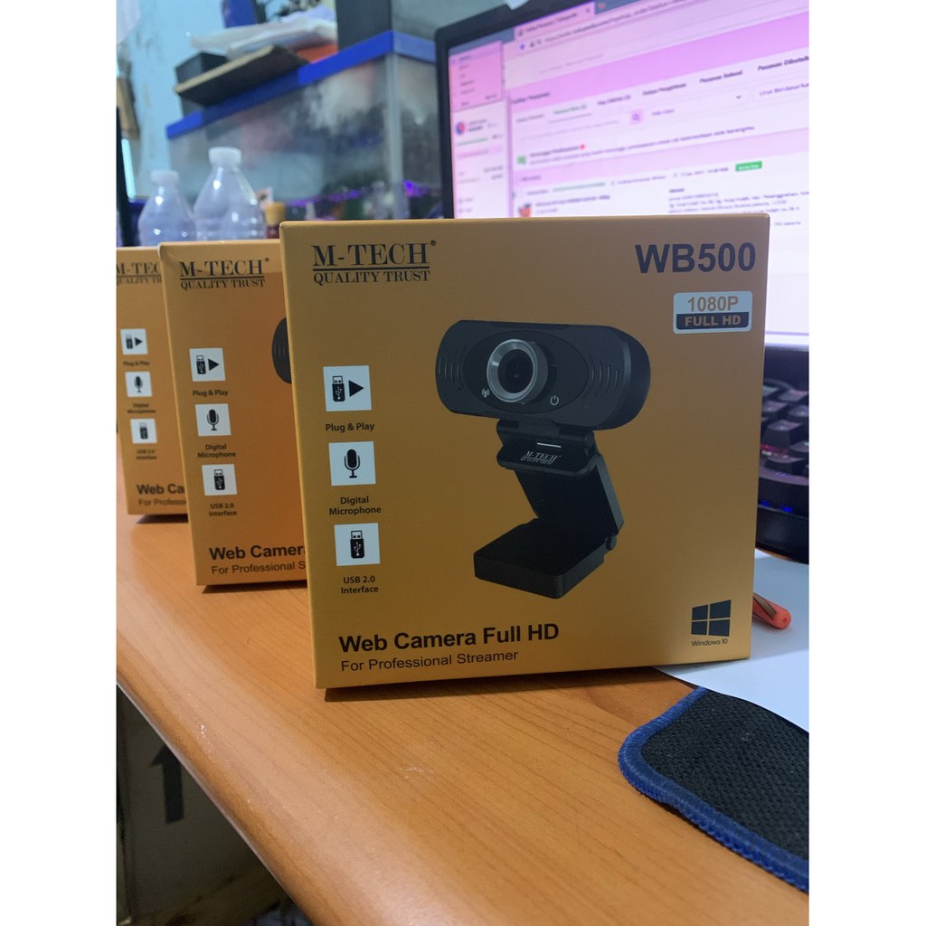 Webcam M-tech Wb500 Full Hd 1080p | BigBuy360 - bigbuy360.vn