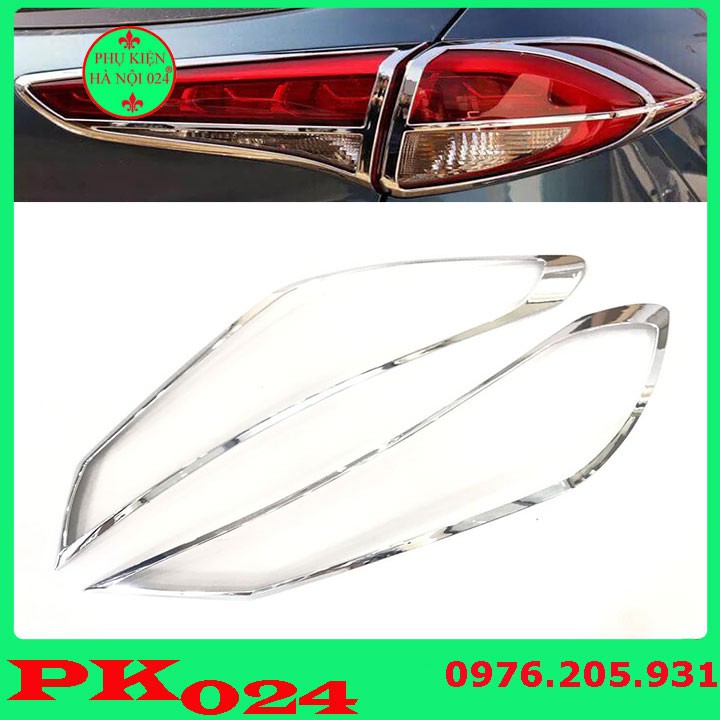 [Hyundai Tucson] Ốp Viền Đèn Pha, Hậu Mạ Crom Cho Xe - Hyundai Tucson