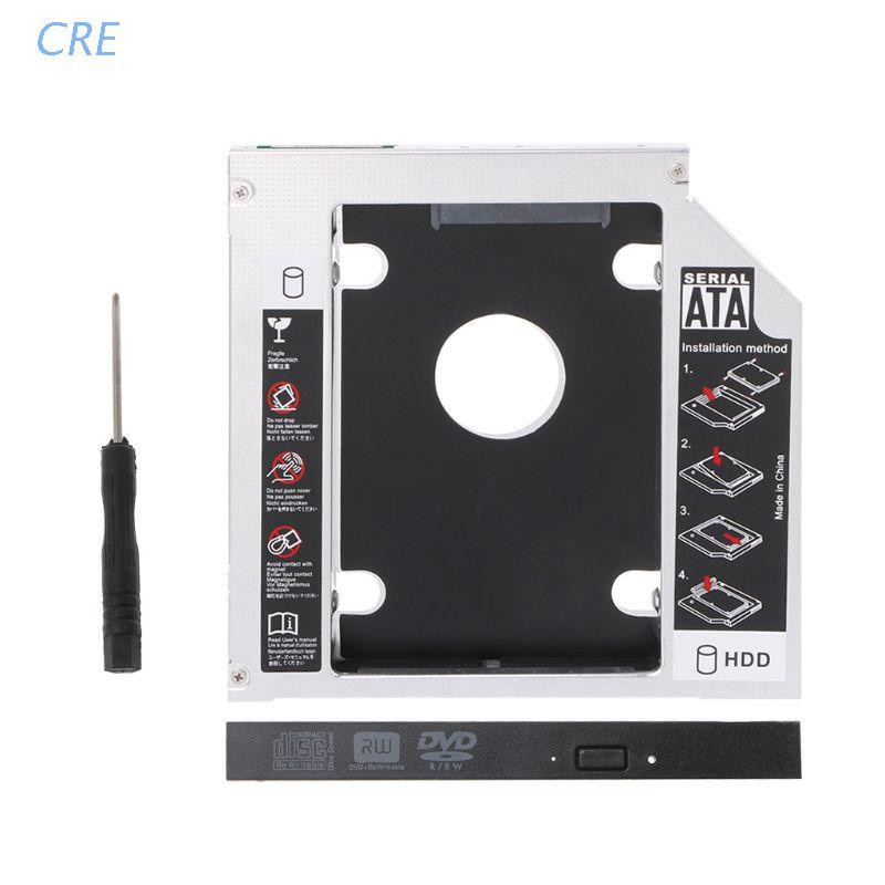 Hộp Đựng Ổ Cứng Ssd 12.7mm 2nd Hdd Caddy Sata 3.0 2.5 "Cho Laptop Odd Dvd / Cd-Rom Optical Bay | BigBuy360 - bigbuy360.vn