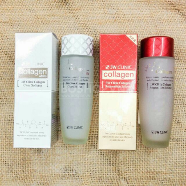 Nước Hoa Hồng dưỡng da 3W Clinic Collagen