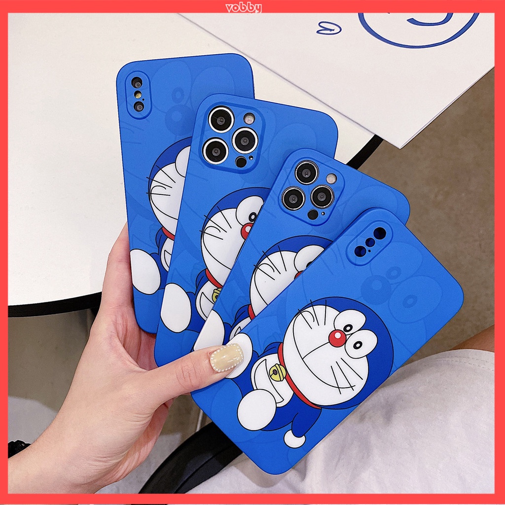 Mềm Ốp Điện Thoại Nhựa Dẻo Họa Tiết Hoạt Hình Doremon Dễ Thương Cho Iphone13 12 Mini 11 Pro Max 7 / 8plus Se2020 X / Xs Xr Xsmax
