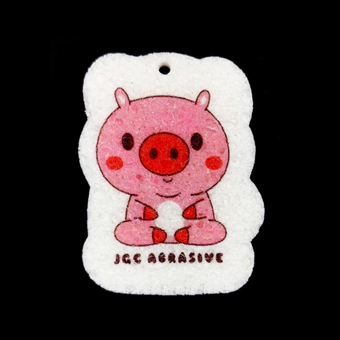 Miếng Bọt Biển In Hình Họa Tiết Dễ Thương ( Có Sẵn Dây Treo )