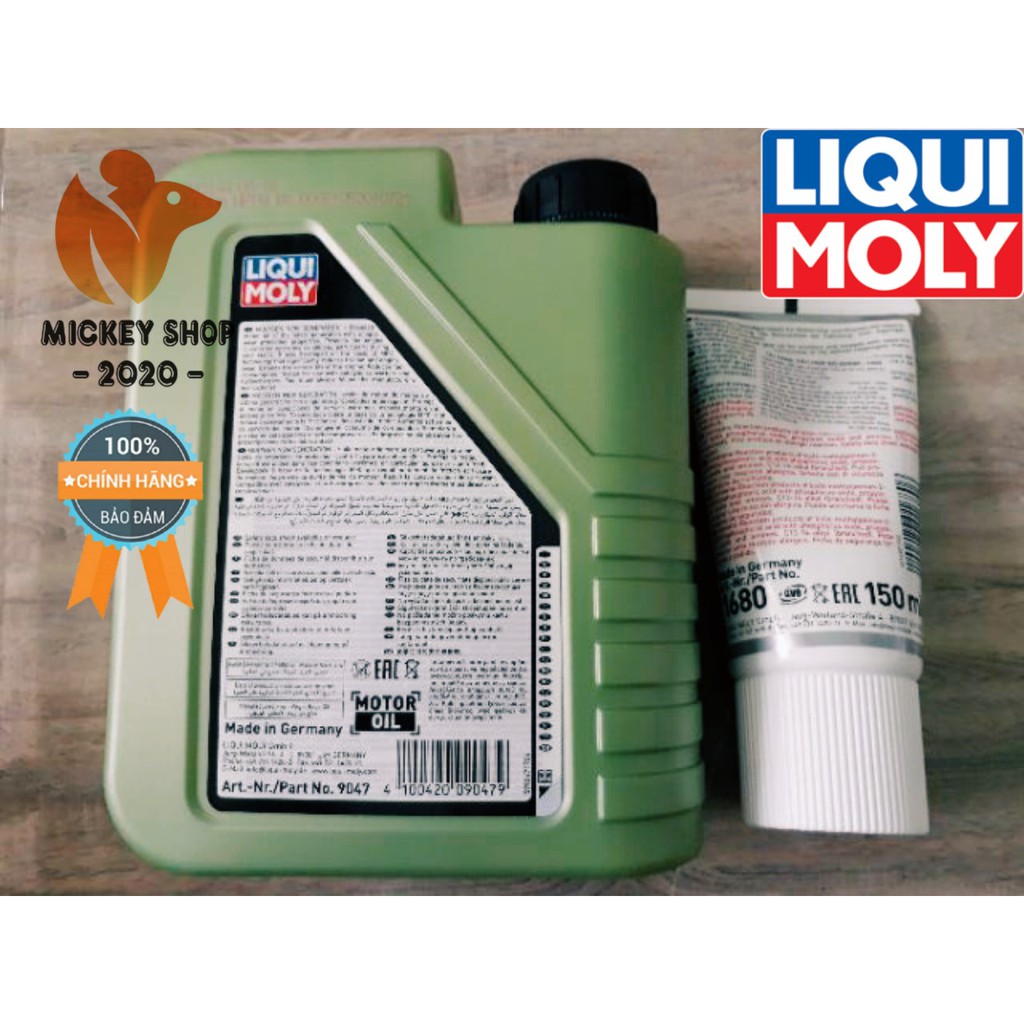 [YÊU THÍCH] COMBO Nhớt máy Liqui Moly Gen 5W30 1L và Nhớt láp Liqui Moly Gear 80W90 150ml