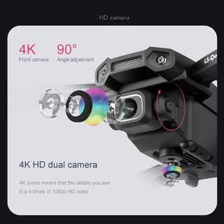Flycam Quadcopter Mini Drone Giá Rẻ LSRC XT6 4K, Máy bay camera không người lái