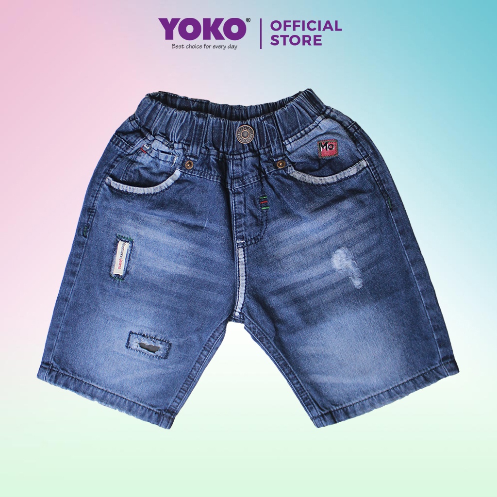 Quần Jean Lửng Bé Trai (1-9 Tuổi) YOKO KID’S FASHION JE123