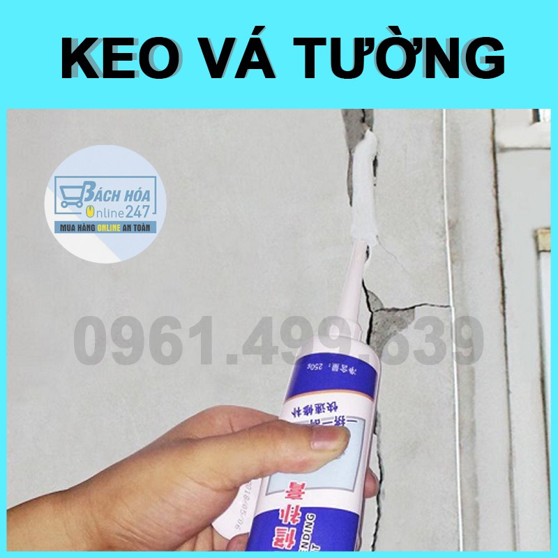 Keo Vá Tường Siêu Tốc - Không Thấm Nước, Không Mùi, An Toàn, Siêu Dính