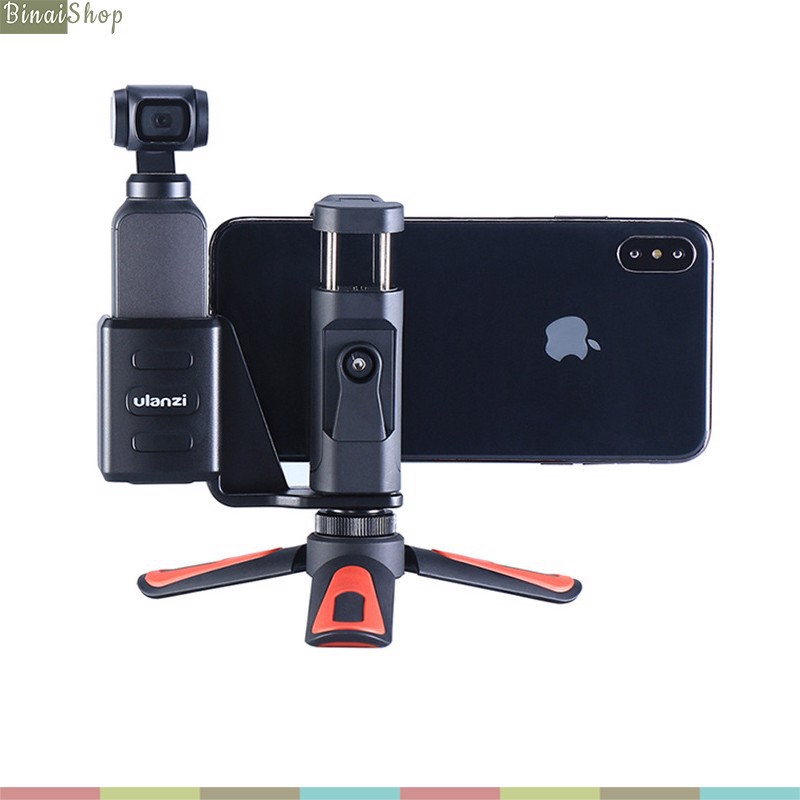 Combo tay cầm và gá kẹp cho DJI Osmo Pocket Ulanzi OM-03 | BigBuy360 - bigbuy360.vn