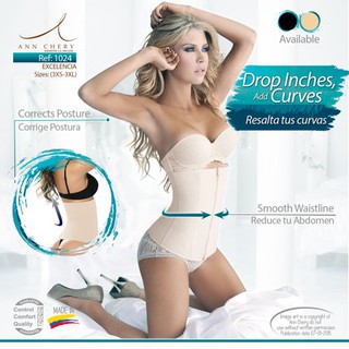 [Bán Sỉ] Gen định hình eo kéo khóa ANNCHERY - MÃ 1024, MÀU NUDE, ann chery us