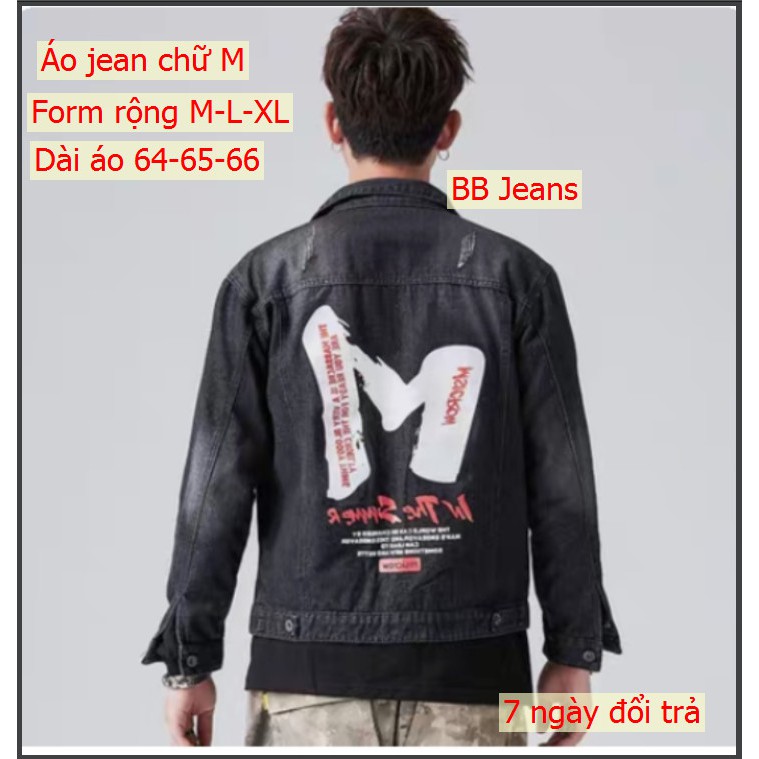 [Top 6] Áo khoác jean đen form rộng thời thượng hot cho nam nữ áo cặp tại Panda Style