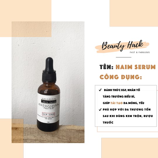 Serum HAIM của TSW Skindetox - Phục hồi da teo, mỏng, yếu | Shopee ...