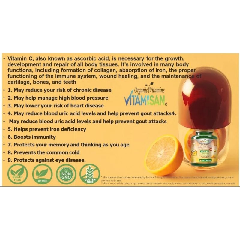 Viên Uống Bổ Sung Liposomal Vitamin C 1600mg Trắng Da, Chống Lão Hóa, Tăng Cường Miễn Dịch Organic Vitamisan 100v