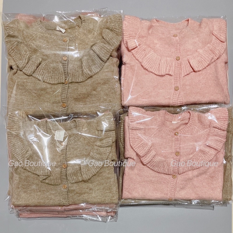 Áo khoác len HM dư xịn cho bé gái 6-15kg