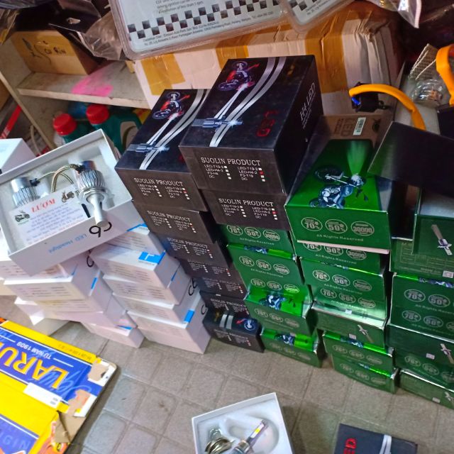 Led pha c6 đèn cực sáng giá cực sóc