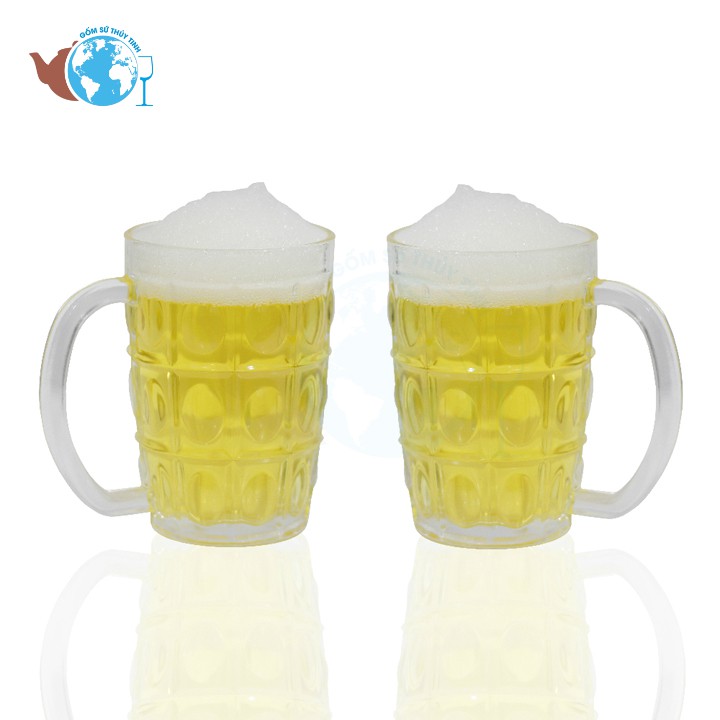 Bộ 6 ly thủy tinh 316 VIỆT NAM uống bia 375ML