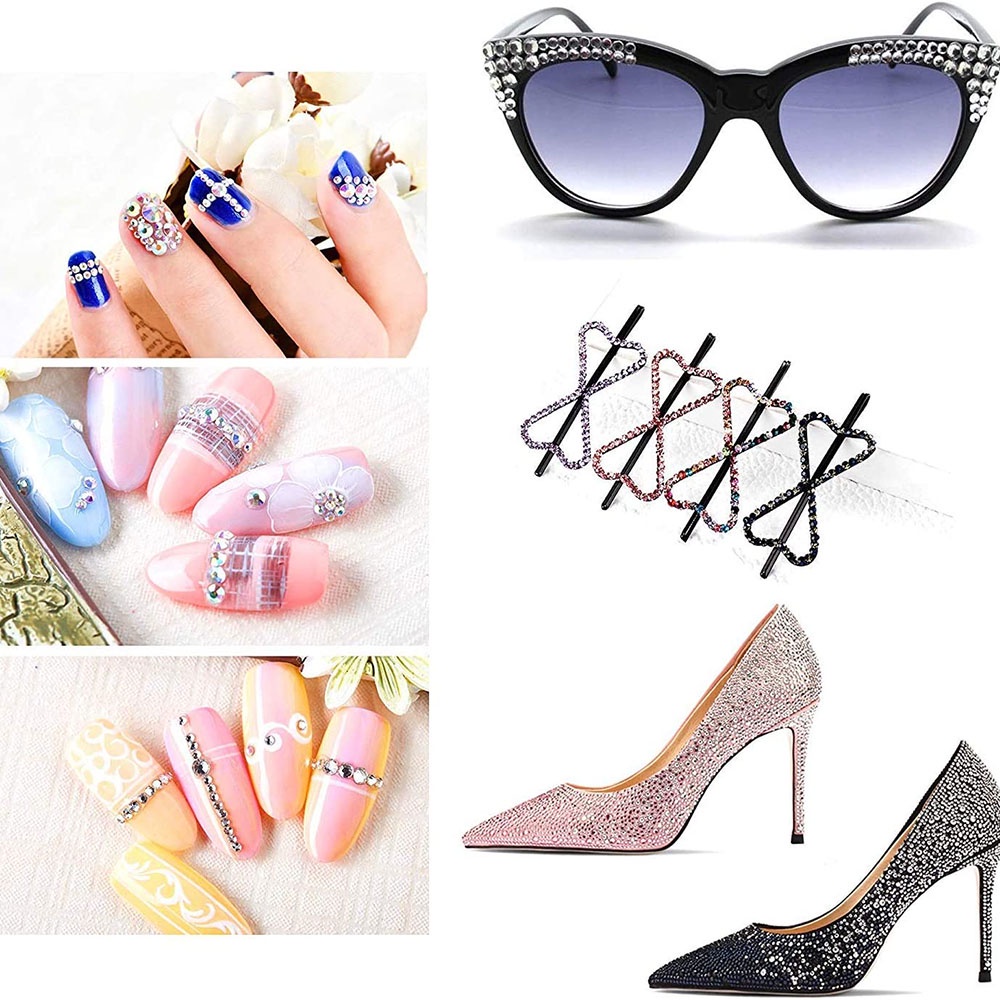 Miếng dán 437 hạt đá trang trí mặt/ mắt/ cơ thể 3d chuyên nghiệp DIY