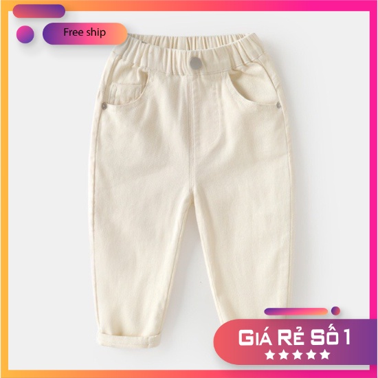 Quần Bò dài Cao cấp cho bé trai bé gái Sành điệu kiểu dáng hàn quốc 10-28kg Songngukids