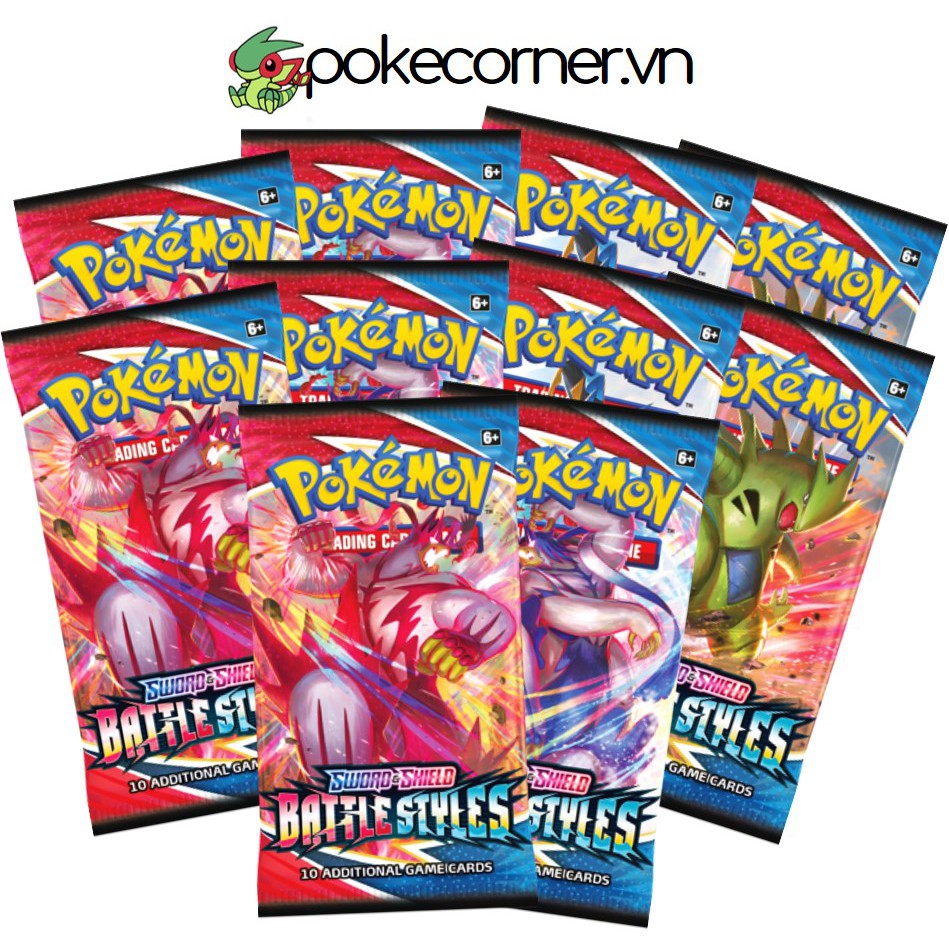 [SIÊU RẺ] 01 Pack Bài Pokemon TCG Battle Styles Chính Hãng Mới 100% - Túi Thẻ Bài Pokemon (Art Ngẫu Nhiên)