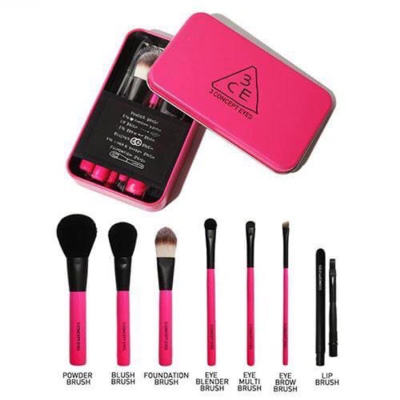 Bộ cọ trang điểm 3CE -thoả thích đam mê sáng tạo makeup