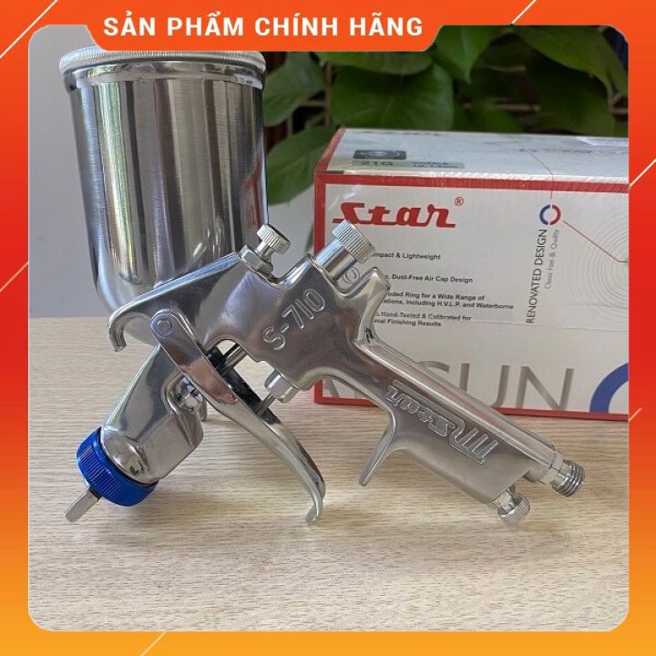 Súng Phun Sơn S710 STAR ♥️ [ CHÍNH HÃNG ĐÀI LOAN ] ♥️ Bép Phun Sơn S710