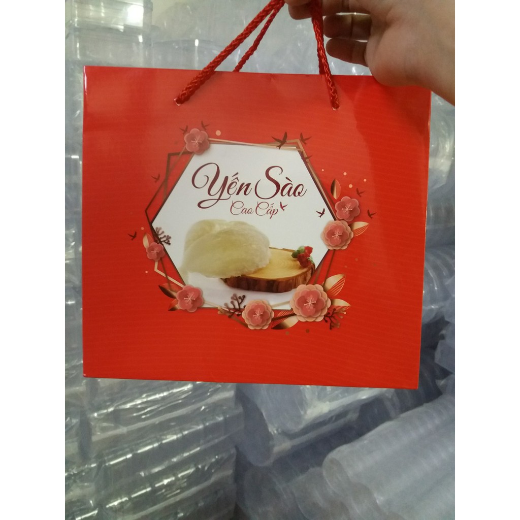 Túi giấy nhỏ - 20x22x9.5cm đựng hộp vuông,tròn, kc