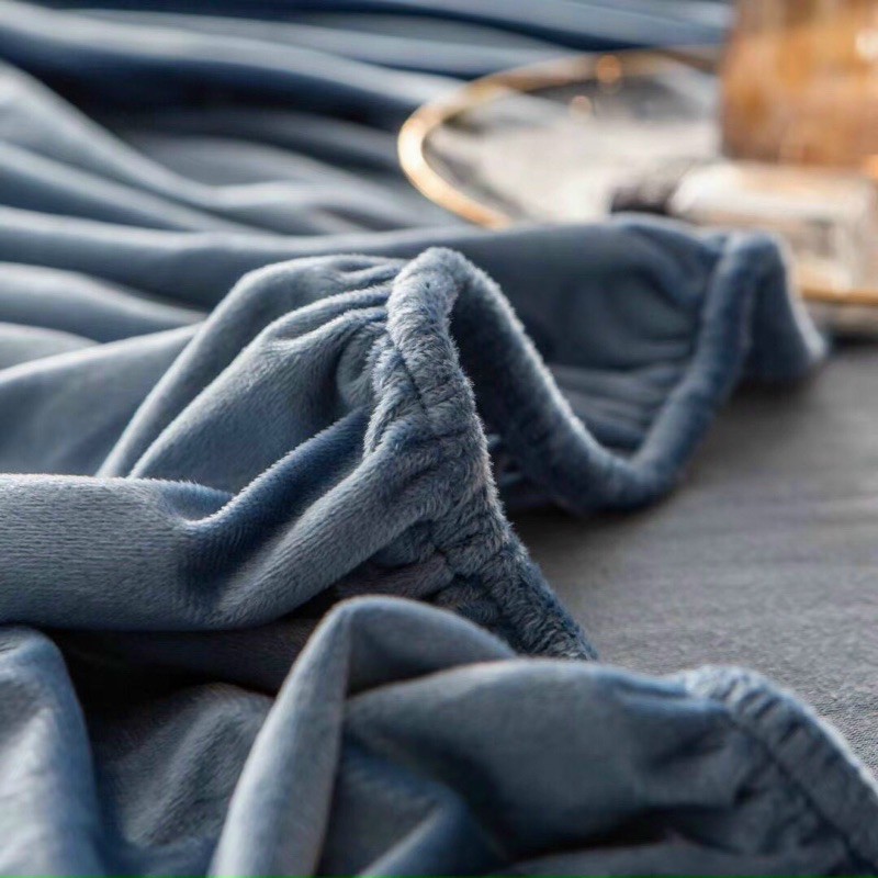 [MẪU  MỚI ]Ga gối nỉ nhung mịn đơn màu họa tiết điểm nhấn thêu siêu sang, nhiều màu kích thước