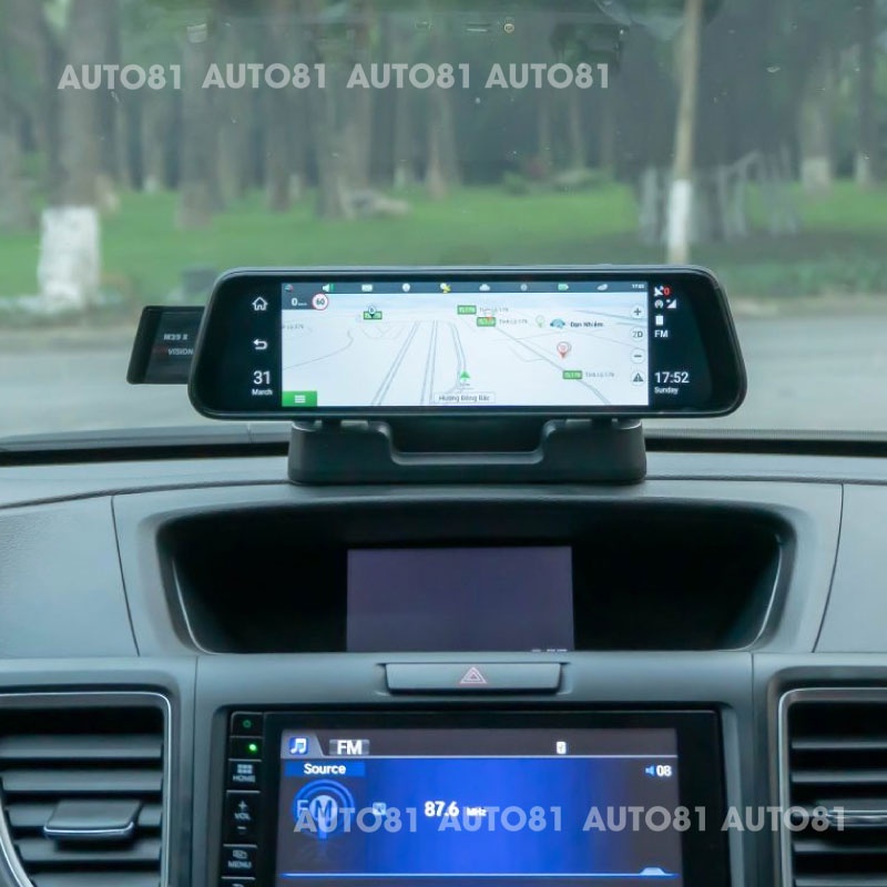 Camera hành trình gắn gương Webvision M39X, ghi hình trước sau, cảnh báo giọng nói, tặng kèm thẻ nhớ 32G | BigBuy360 - bigbuy360.vn