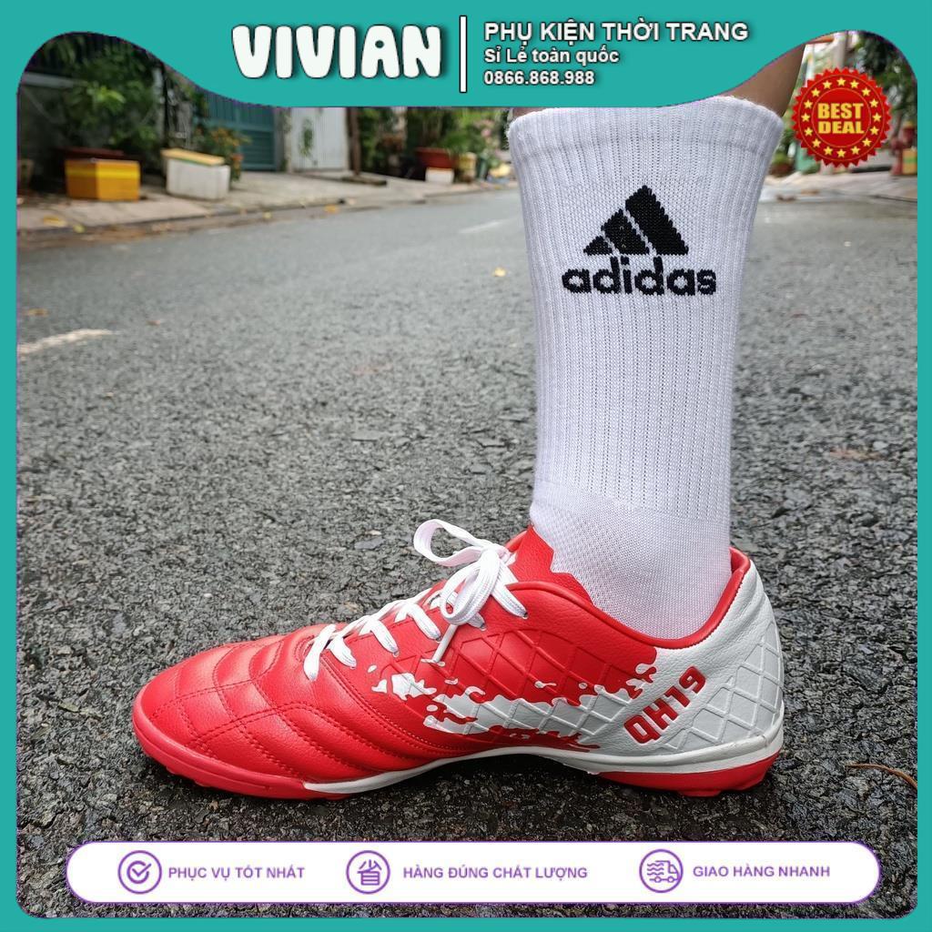 Vớ ADIDAS cổ cao [ XUẤT DƯ ] Tất Adidas cao cổ, Dày dặn, Cotton thấm hút mồ hôi, không gây kích ứng da, kháng khuẩn tốt