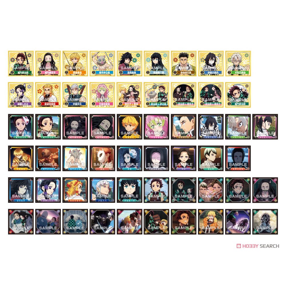 Thẻ Seal Retsuden Thanh Gươm Diệt Quỷ Chính Hãng ENSKY Nội Địa Nhật