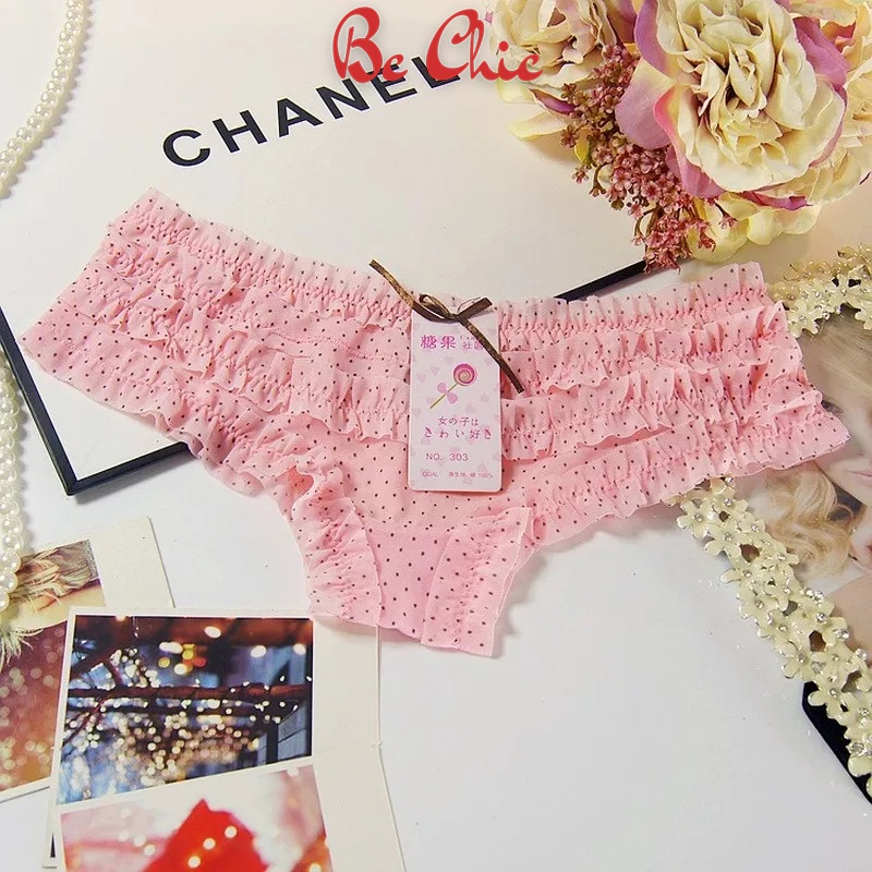 QUẦN LÓT BÁNH BÈO REN TẦNG YÊU KIỀU Q303 BC_CHIC LINGERIE