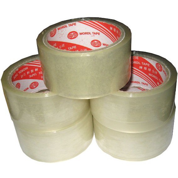 1 Cây băng keo trong (gồm 6 cuộn) 5 phân 100YARD -1.2kgs