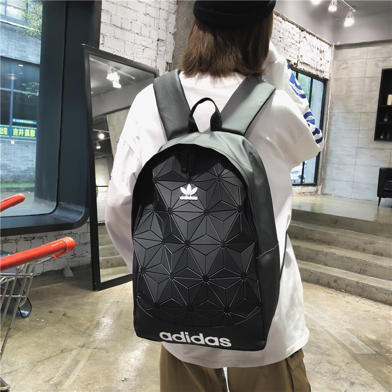 đẹp  Unisex 2021 New Balo Adidas chính hãng họa tiết 3D phản quang thời trang cá tính cỡ 32 * 16 * 45cm